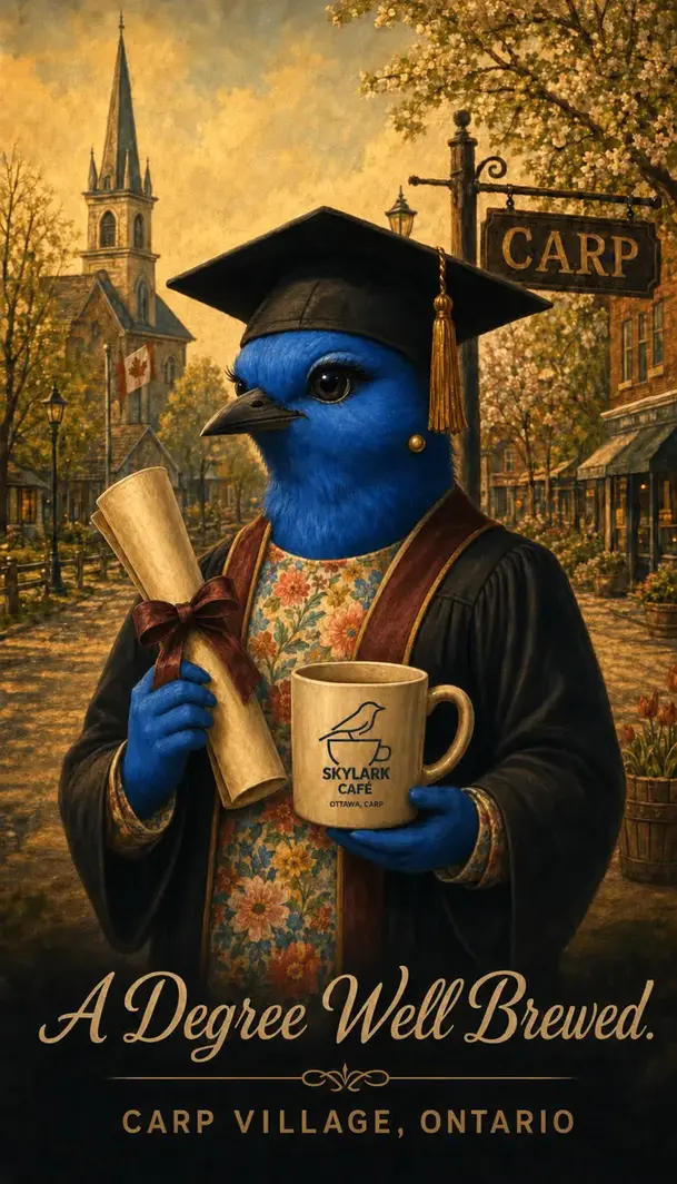 Skylark graduation card set in Carp Village