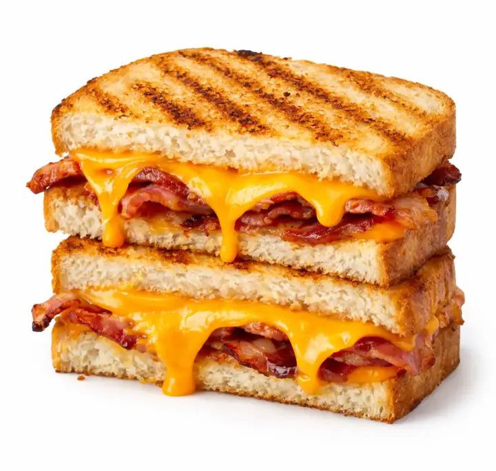Grilled cheese with bacon
